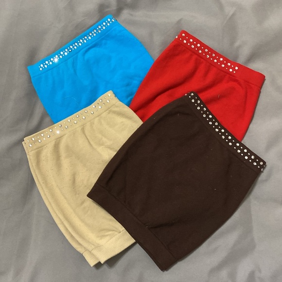 Awesome 😎 various Yahada with rhinestone top area. Bandeau. $25 for all ✨✨✨ - Picture 3 of 4